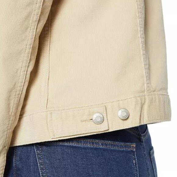 Gap Women's Corduroy Jacket in Oyster Grey MEDIUM BNWT - Picture 6 of 10